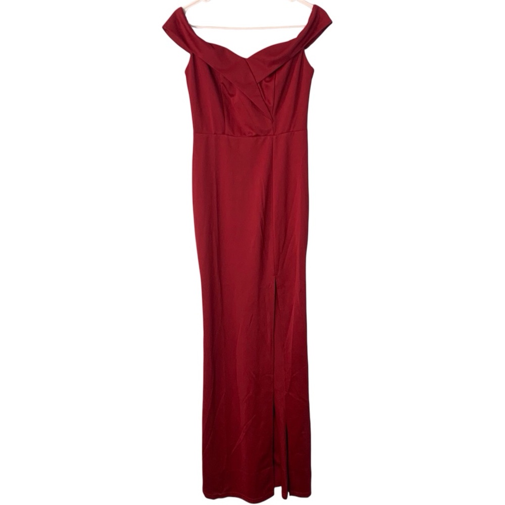 NEW STYLE D59 Classic Fashion Red Off-Shoulder Dress